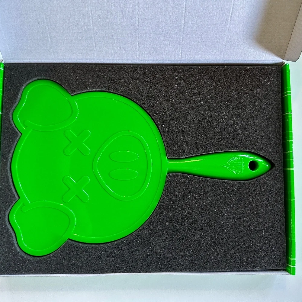 Jeffree Star X Shane Dawson 420 Green Glitter Pig Hand Mirror